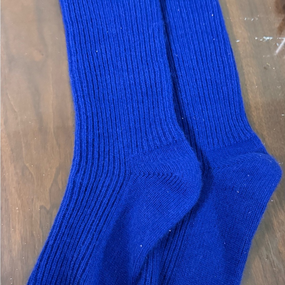 Burberry Cashmere socks with Embroidered Logo
